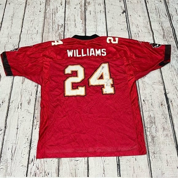 Cadillac Williams Tampa Bay Buccaneers Reebok NFL Football Sports Jersey - Picture 2 of 13